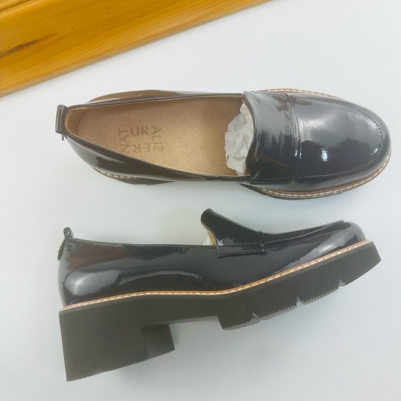 Naturalizar Sleek Black Loafers with Chunky Platform Sole - Picture 9 of 13